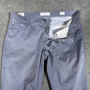 Brax Chino Pants Mens 36 Cooper Fancy Regular Fit Pinstripe Ultralight Business